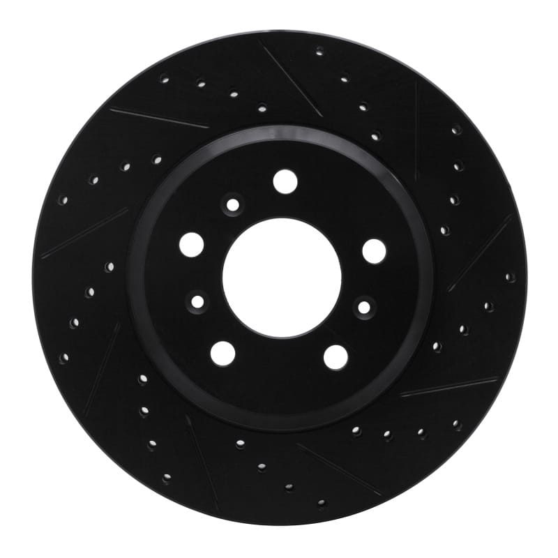R1 Concepts — R1 06-16 Buick Lucerne Front Right Drilled & Slotted Black Brake Rotor
R1 Brake Rotor Drill