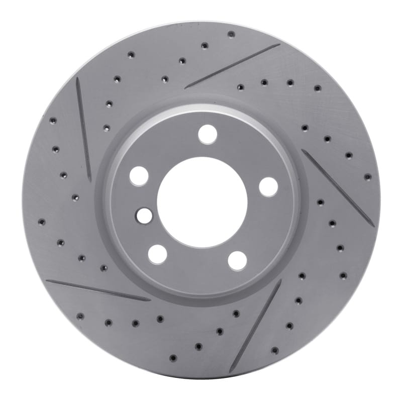 R1 Concepts — R1 12-18 BMW 428I Front Left Drilled & Slotted Geo-Carbon Rotor
