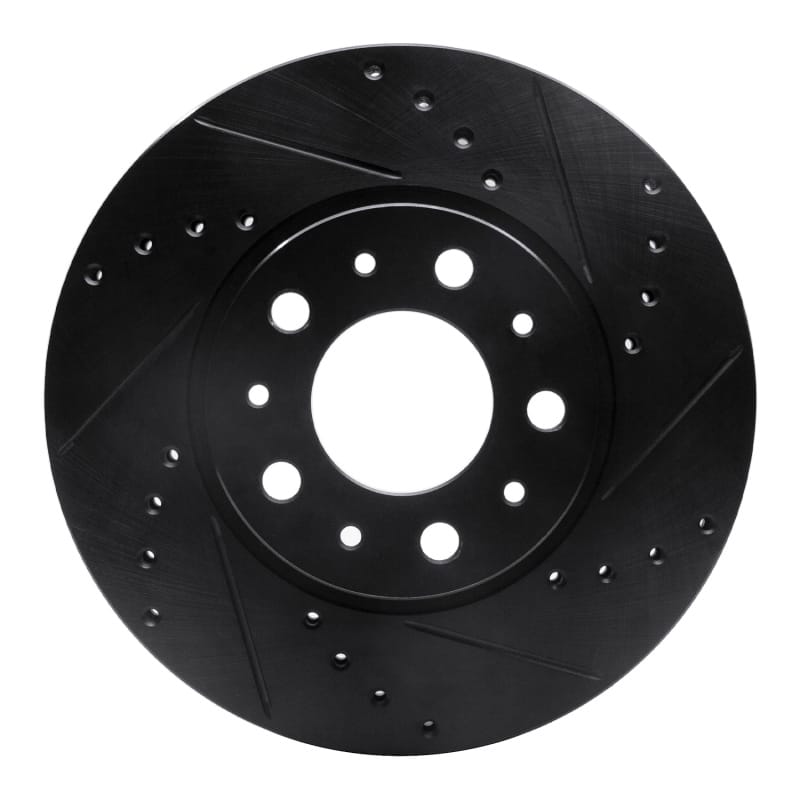 R1 Concepts — R1 91-95 Volvo 780 Front Right Drilled & Slotted Black Brake Rotor
R1 Brake Rotor Drill