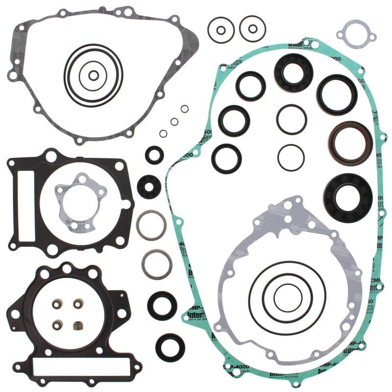 Vertex Pistons — Vertex Gaskets 98-01 Yamaha YFM600 Grizzly Complete Gasket Kit w/ Oil Seals
