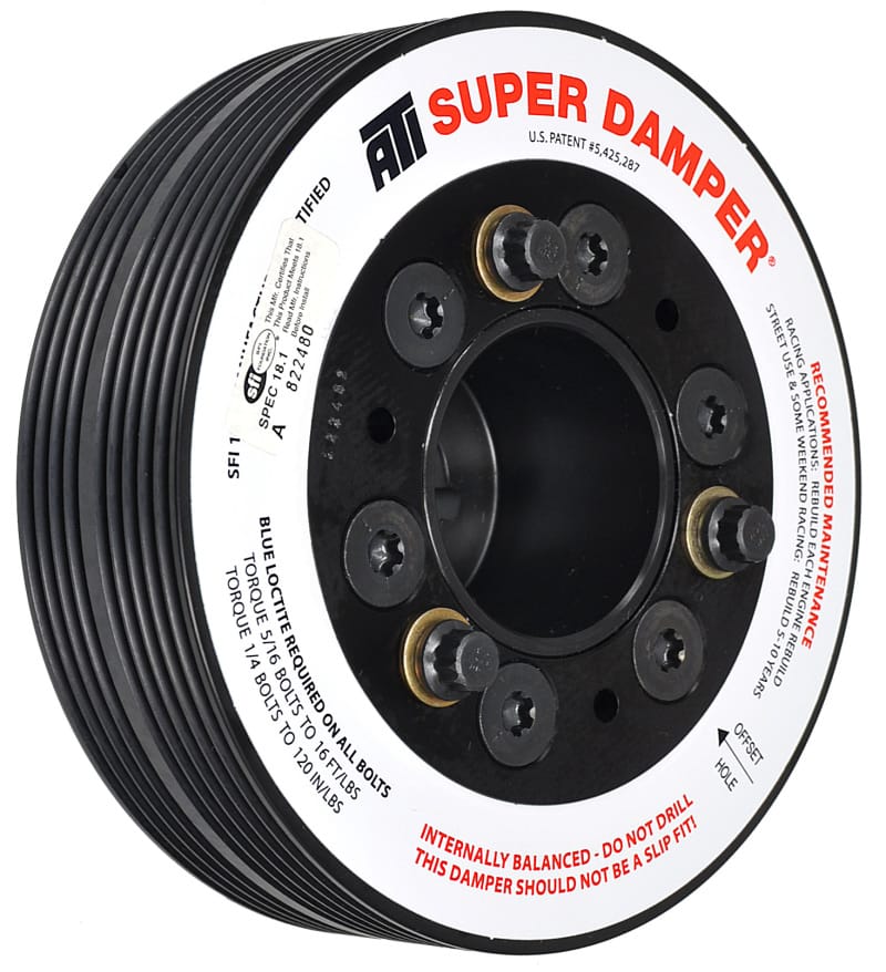 ATI — ATI Damper - 5.50in - Alum - 4 & 5 Grv - Subaru WRX EJ20 22 25 Engine 1Pc