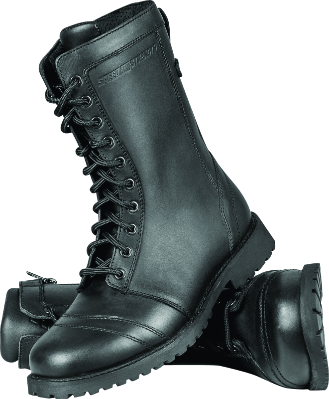 Speed and Strength — Speed and Strength Fast Times Leather Boots Black Womens Size - 9