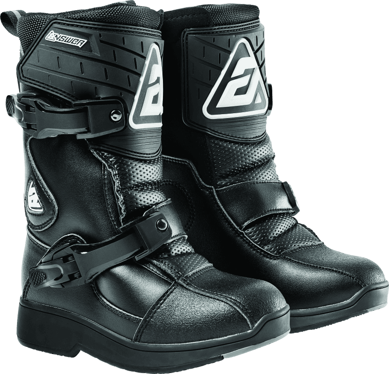 Answer — Answer Peewee Boot Black Youth Size - 12