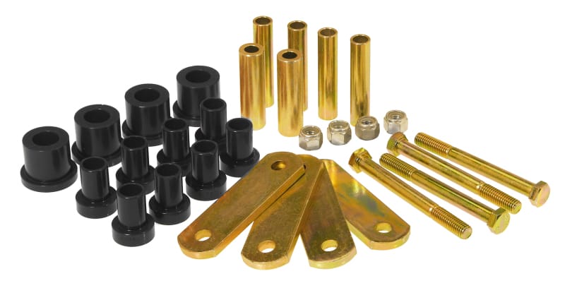 Prothane — Prothane 65-69 Chrysler A Body HD Spring & Shackles Bushings - Black
SPRING/SHACKLE BUSH