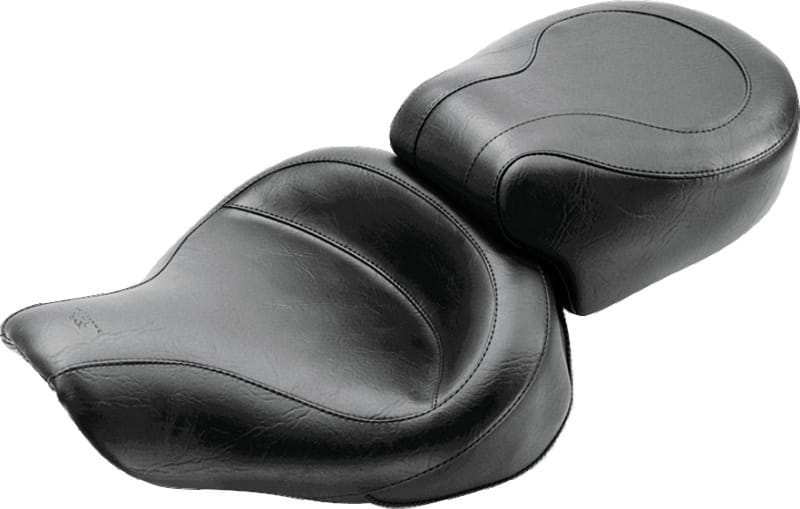 Mustang Motorcycle — Mustang 91-05 Harley Dyna Wide Touring 1PC Seat - Black