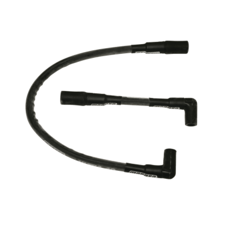 Moroso — Moroso 00-15 Harley-Davidson FLST/FXST Sleeved Ultra 40 Wire Set - Black