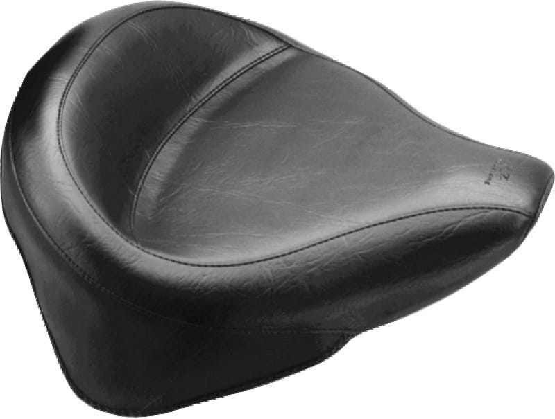 Mustang Motorcycle — Mustang 00-15 Harley Softail Standard Rear Tire Wide Touring Solo Seat - Black