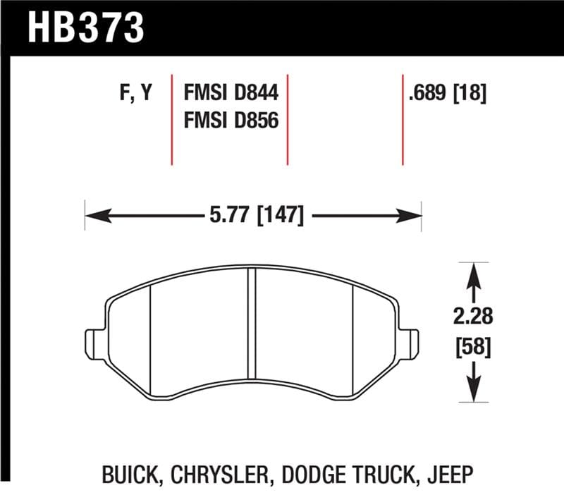 Hawk Performance — Hawk HPS Street Brake Pads
Disc Brake Pad
