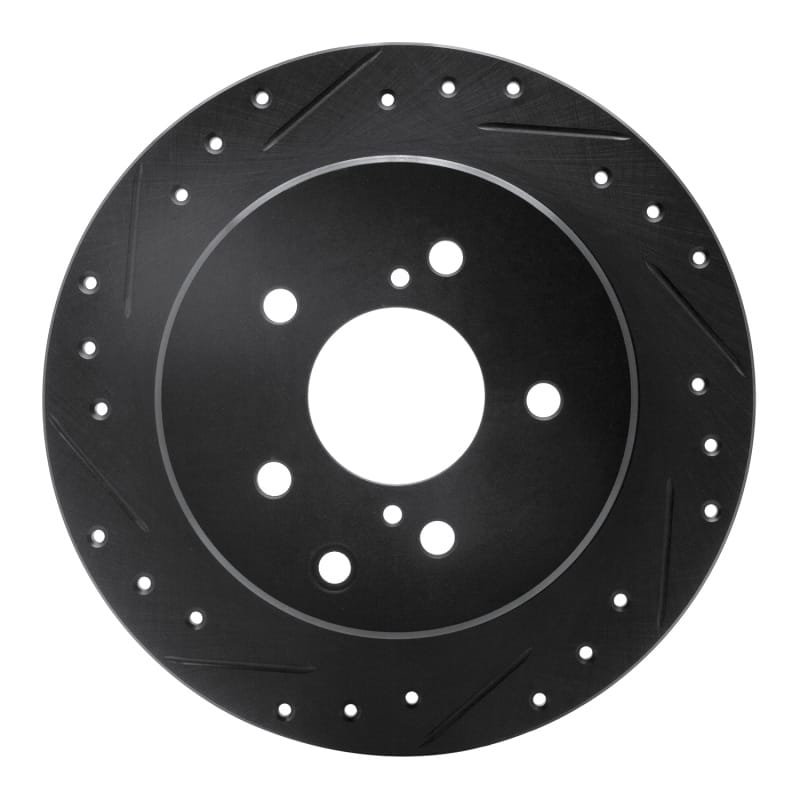 R1 Concepts — R1 90-96 Infiniti Q45 Rear Left Drilled & Slotted Black Brake Rotor
R1 Brake Rotor Drill