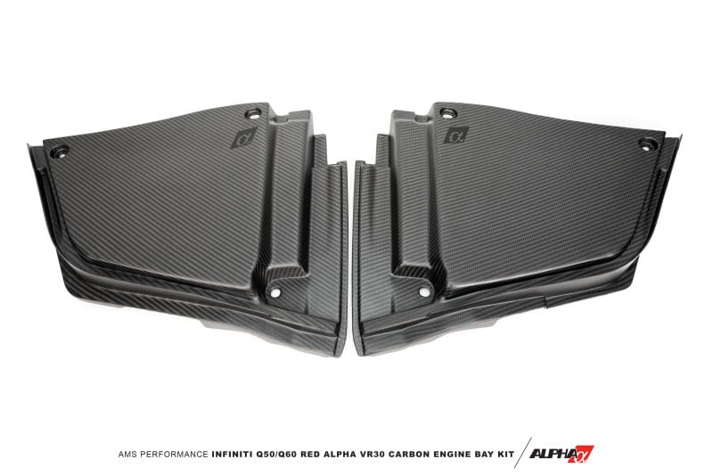 AMS — AMS Performance Infiniti 17+ Q60 / 16+ Q50 3.0TT Alpha Matte Carbon Rear Engine Bay Cover Set
Brake Fluid Cover