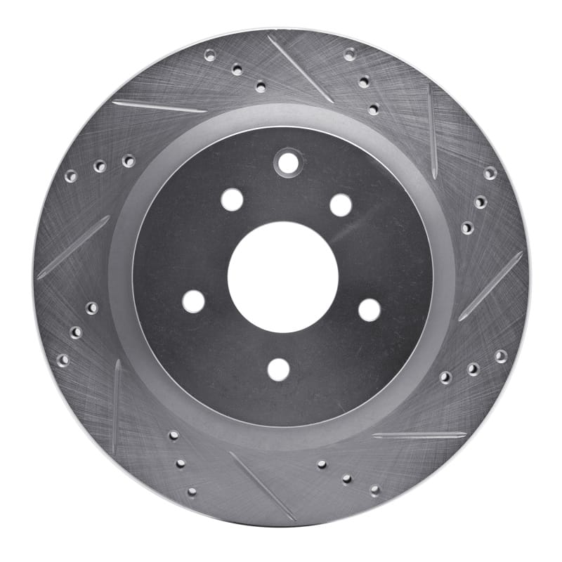 R1 Concepts — R1 03-08 Infiniti G35 Rear Right Drilled & Slotted Silver Brake Rotor
R1 Brake Rotor Drill