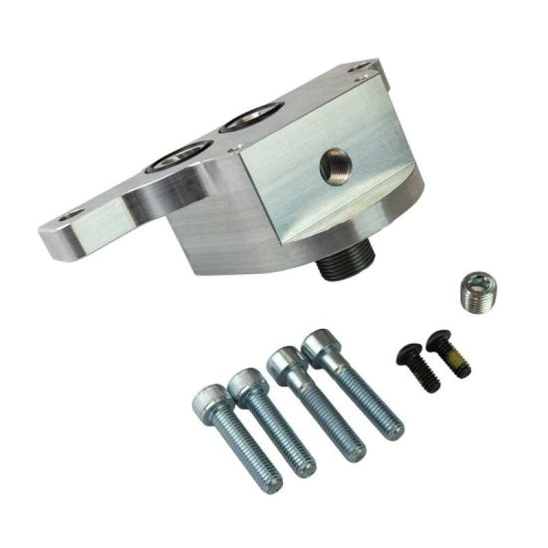 Moroso — Moroso GM LS Outbound Rail Spin-on Oil Filter Adapter