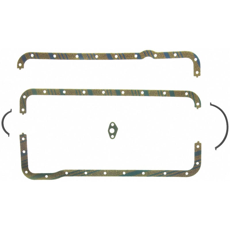Fel-Pro — Fel-Pro Ford Ranger OS 30271 C Engine Oil Pan Gasket Set Blue Stripe cork-rubber