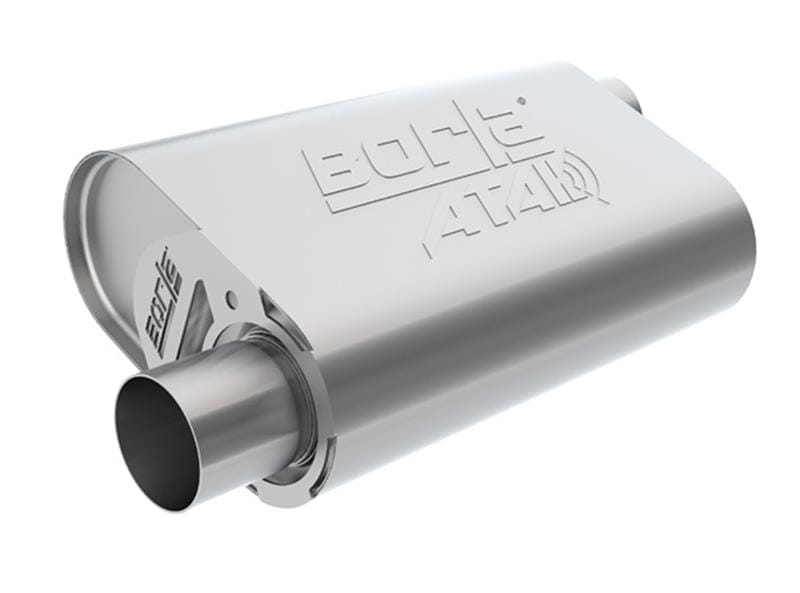 Borla — Borla CrateMuffler LS3 ATAK 2.5in Offset/Offset 14inx4.35inx9in Muffler
CrateMuffler