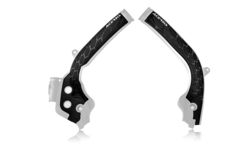 Acerbis — Acerbis 16-19 KTM 125-450 SX/SX-F/XC-F/XC/XC-W/EXC-F/ Husq Frame Guards- X-Grip - White/Black