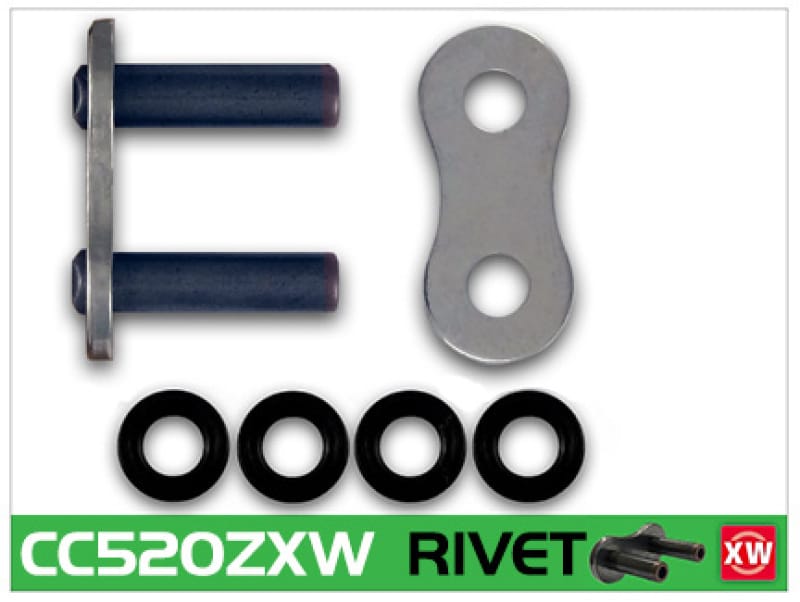 RK Chain — RK Chain CC520ZXW-RIVET - Chrome
