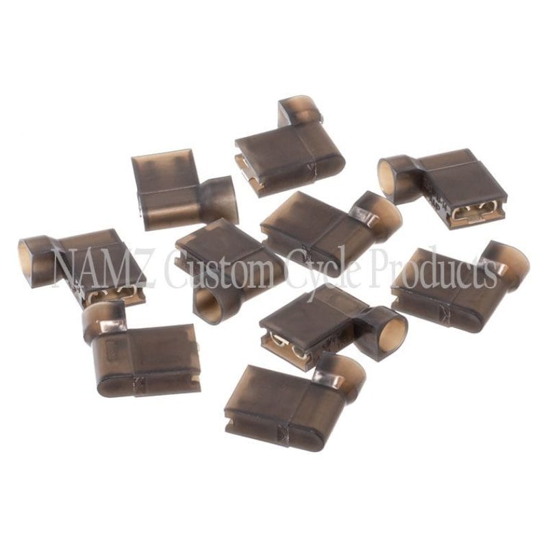 NAMZ — NAMZ .25in Female Black Flag Terminal - 10 Pack (HD 9898)