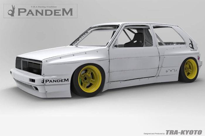 GReddy — GReddy Pandem Volkswagen Golf MK2 Complete Wide Body Aero Kit (Special Order)