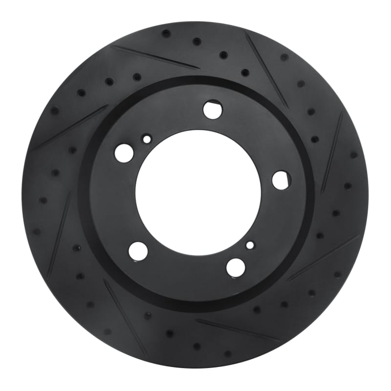 R1 Concepts — R1 08-21 Lexus LX570 Front Right Drilled & Slotted Black Brake Rotor
R1 Brake Rotor Drill