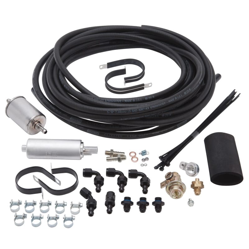Edelbrock — Edelbrock Fuel System E-Street EFI Return Type w/ Rail Mounted Regulator 43 PSI
FUEL INJECTION COMPO
