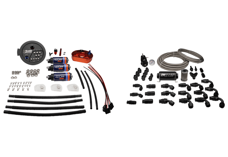 DeatschWerks — DeatschWerks A90 Supra/G8X BMW M3/M4 X3 Module w/ Triple DW420 Pumps and PTFE Return Plumbing Kit
Modules