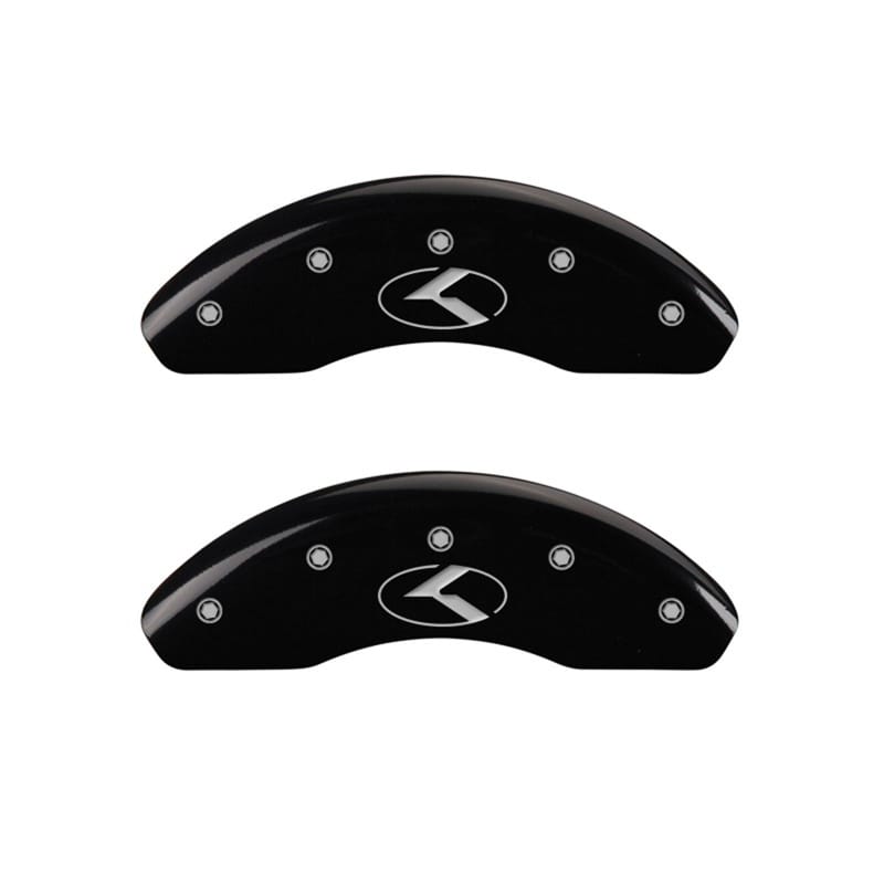 MGP — MGP 2 Caliper Covers Engraved Front Circle K/Kia Black Finish Silver Char 2018 Kia Rio
Caliper Covers
