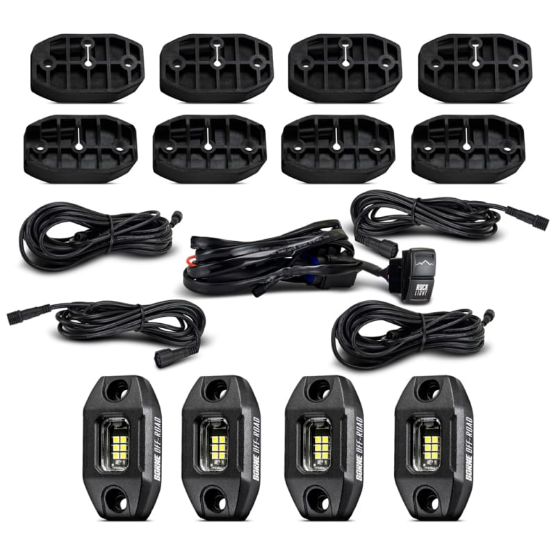 Borne Off-Road — Borne Off-Road Rock Light (Kit of 4) Short Harness