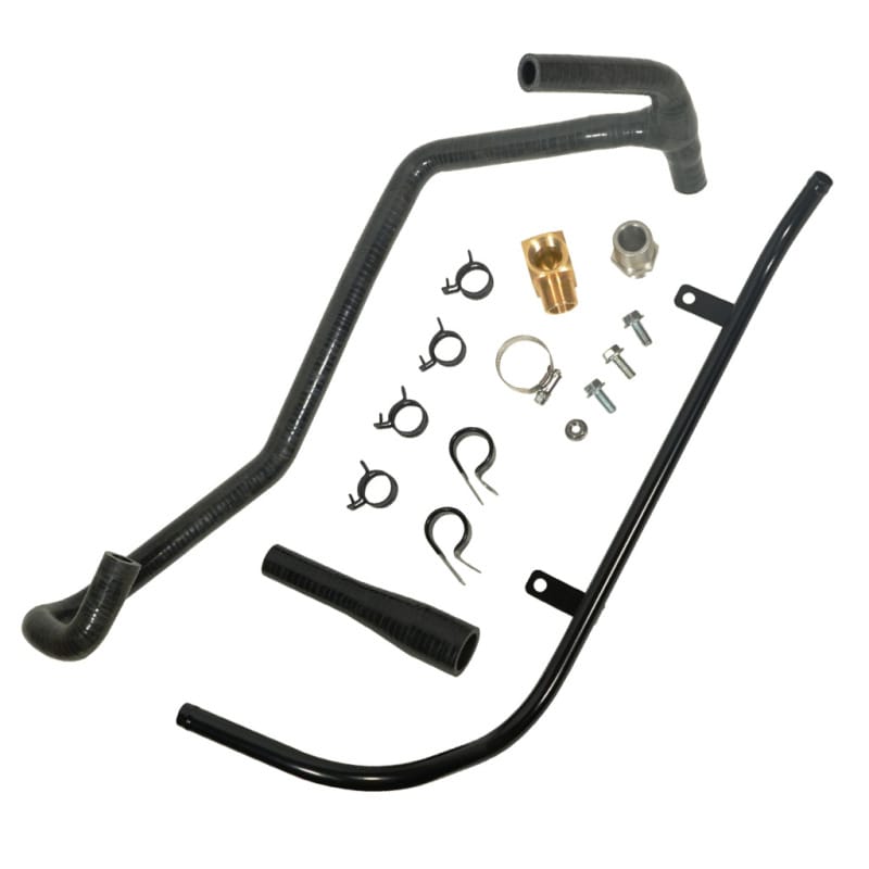 BD Diesel — BD Diesel 03-05 Dodge Cummins (5.9L) Howler Turbo Coolant Tube Relocation Kit
COOLANT TUBE RELOCAT
CoolantWaterOutletTb