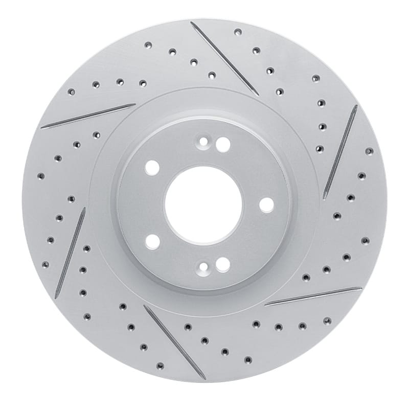 R1 Concepts — R1 20-25 Hyundai Palisade Front Right Drilled & Slotted Geo-Carbon Rotor
