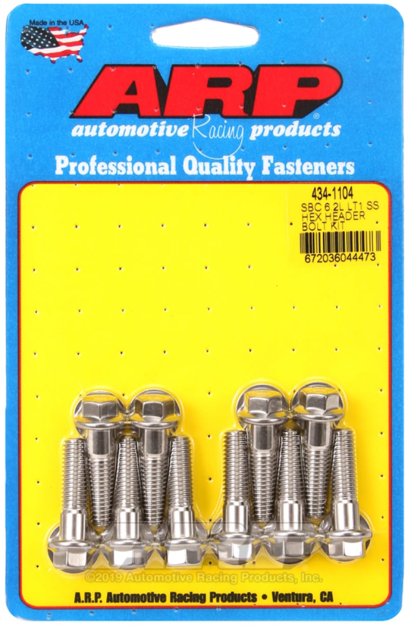 ARP — ARP SBC LT1 6.2L SS Hex Header Bolt Kit