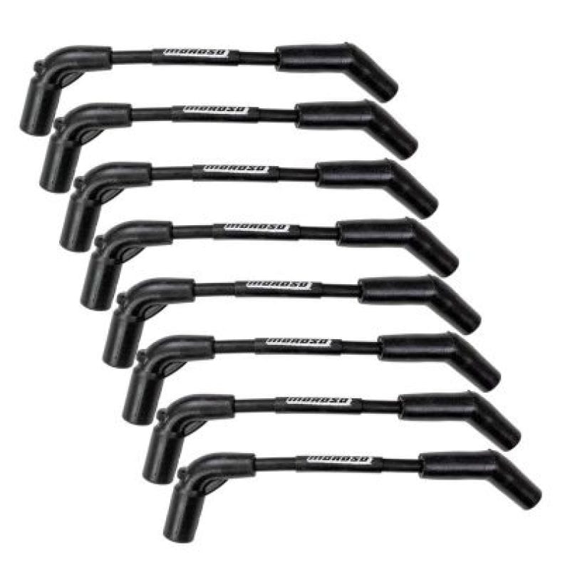 Moroso — Moroso BBC w/LS Coils Ultra 40 Wire Set - Black (For 72401 Coil Brackets w/GM Cast 632 Covers)