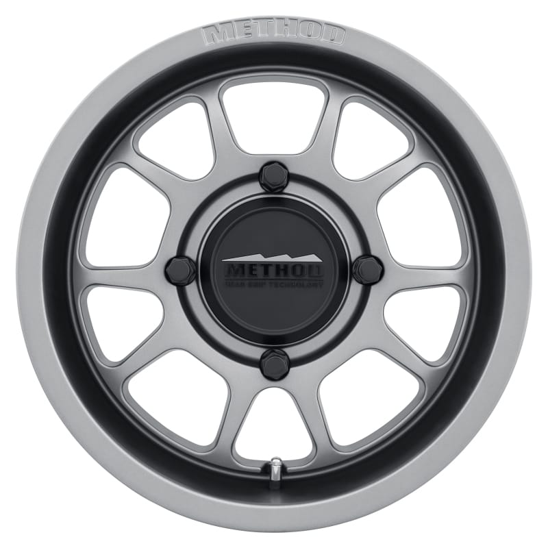 Method Wheels — Method MR409 Bead Grip 15x10 / 5+5/0mm Offset / 4x136 / 106.25mm CB Steel Grey Wheel