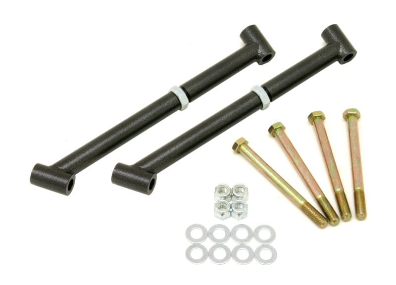 BMR Suspension — BMR 68-72 A-Body Control Arm Reinforcement Braces - Black Hammertone