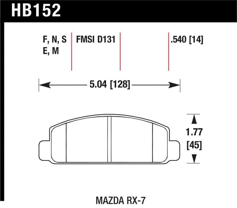 Hawk Performance — HPS Disc Brake Pad