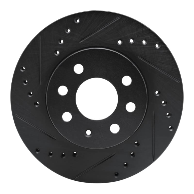 R1 Concepts — R1 99-99 Daewoo Nubira Front Left Drilled & Slotted Black Brake Rotor
R1 Brake Rotor Drill