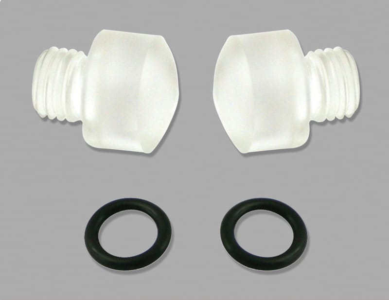 Moroso — Moroso Clear-View Sight Plug w/O-Ring - 2 Pack