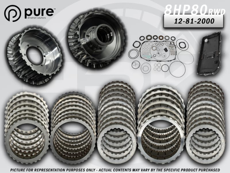 Pure Drivetrain Solutions — Pure Drivetrain 8HP80 High Performance Transmission Hard Parts Kit - RWD - Stage 2