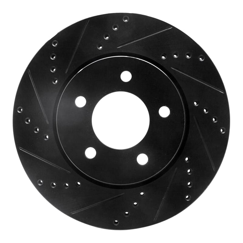 R1 Concepts — R1 04-08 Chrysler Pacifica Front Left Drilled & Slotted Black Brake Rotor
R1 Brake Rotor Drill