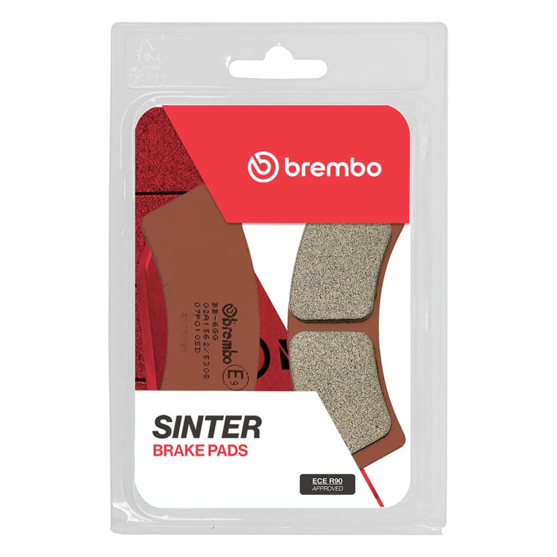 Brembo OE Powersports — Brembo OE 10-11 Polaris EV-LSV EV Sinter Brake Pad - Front