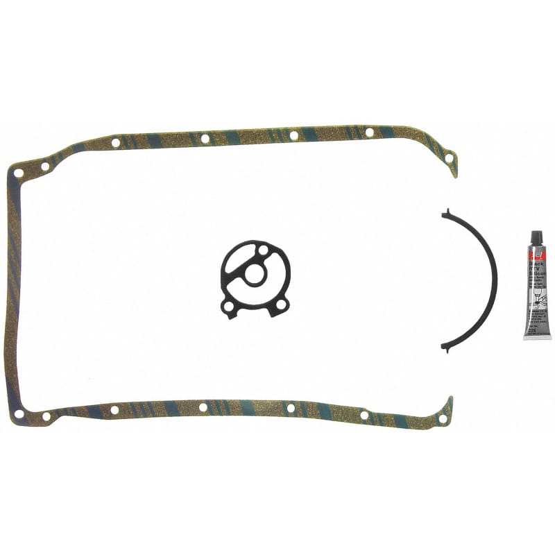 Fel-Pro — Fel-Pro Chevrolet S10 OS 34300 C Engine Oil Pan Gasket Set Blue Stripe cork-rubber