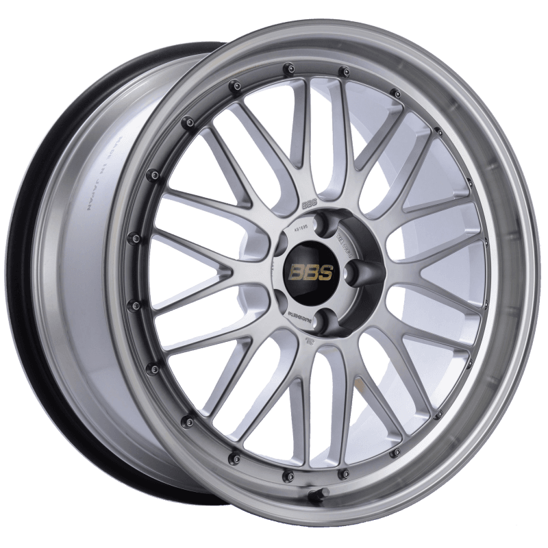 BBS — BBS LM 20x9.5 5x114.3 ET40 CB66 Diamond Silver Center Diamond Cut Lip Wheel