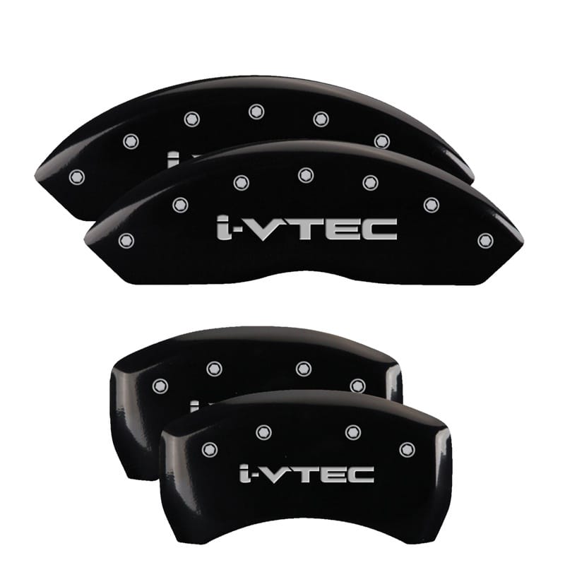 MGP — MGP 4 Caliper Covers Engraved Front & Rear I-Vtec Black Finish Silver Char 2019 Acura RDX
Caliper Covers