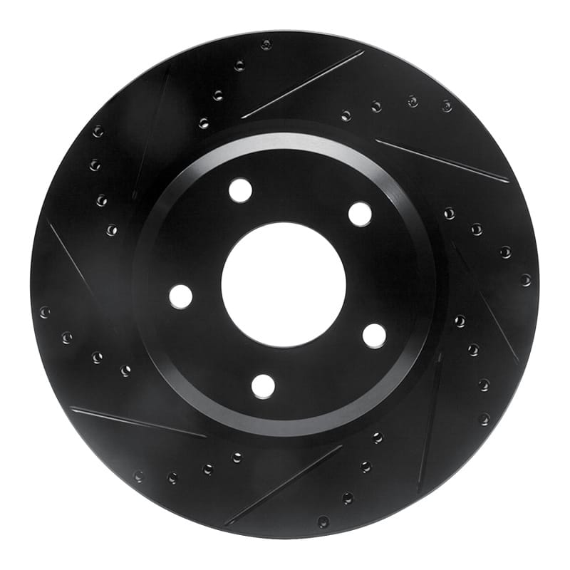 R1 Concepts — R1 05-06 Pontiac GTO Front Left Drilled & Slotted Black Brake Rotor
R1 Brake Rotor Drill