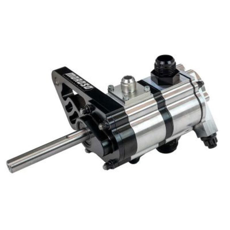Moroso — Moroso 2 Stage Scavenge Tri Lobe Driver Left Side Door Mount 1.50in PS Oil Pump w/Fuel Pump Drive
