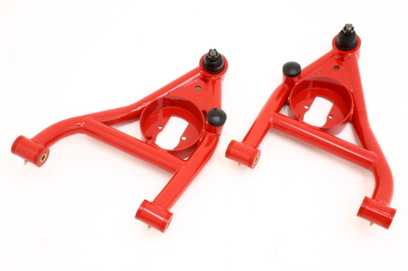 BMR Suspension — BMR 67-69 1st Gen F-Body Lower A-Arms Non-Adj. Rear Bump Stops (Polyurethane) - Red