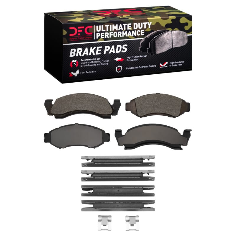 DFC — DFC 86-93 Ford Bronco Front Ultimate Duty Performance Brake Pads and Hardware Kit
DFC Brake Pad Set