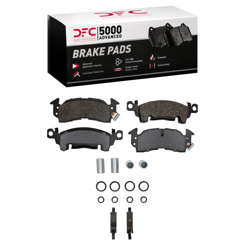 DFC — DFC 67-73 Buick Electra Front 5000 Advanced Semi Metallic Brake Pads and Hardware Kit
DFC Brake Pad Set