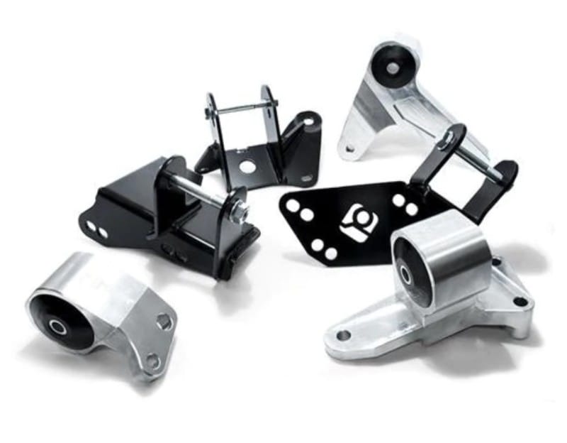 Innovative Mounts — Innovative 96-00 Civic K-Series Black Aluminum Mounts 75A Bushings (EG/DC Subframe)