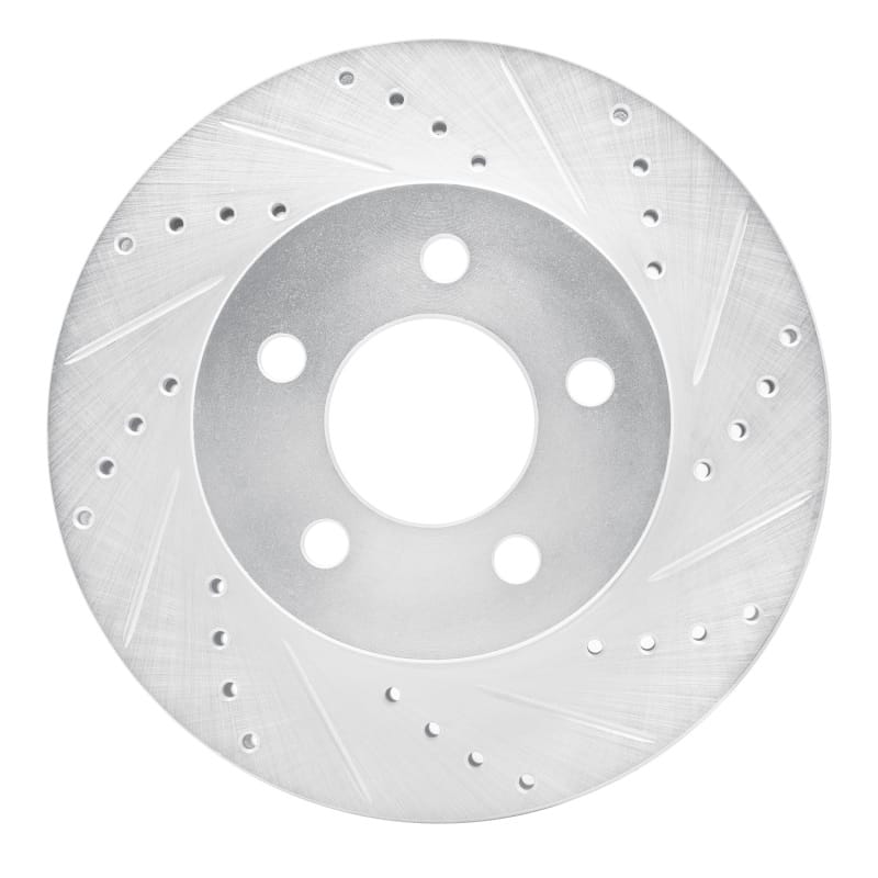 R1 Concepts — R1 02-07 Jeep Liberty Front Right Drilled & Slotted Silver Brake Rotor
R1 Brake Rotor Drill