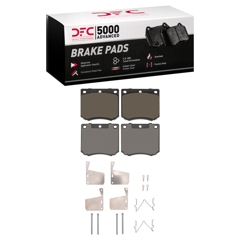 DFC — DFC 70-83 DeLorean DMC 12 Front 5000 Advanced Ceramic Brake Pads and Hardware Kit
DFC Brake Pad Set